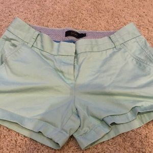 J. Crew Chino aqua shorts! Adorable! EUC!